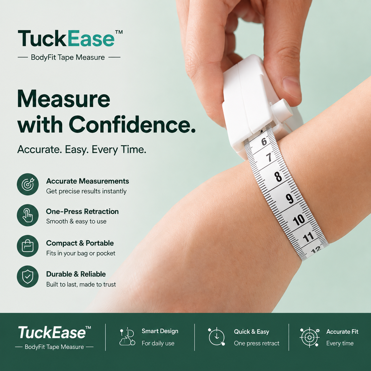 TuckEase™ BodyFit Tape Measure